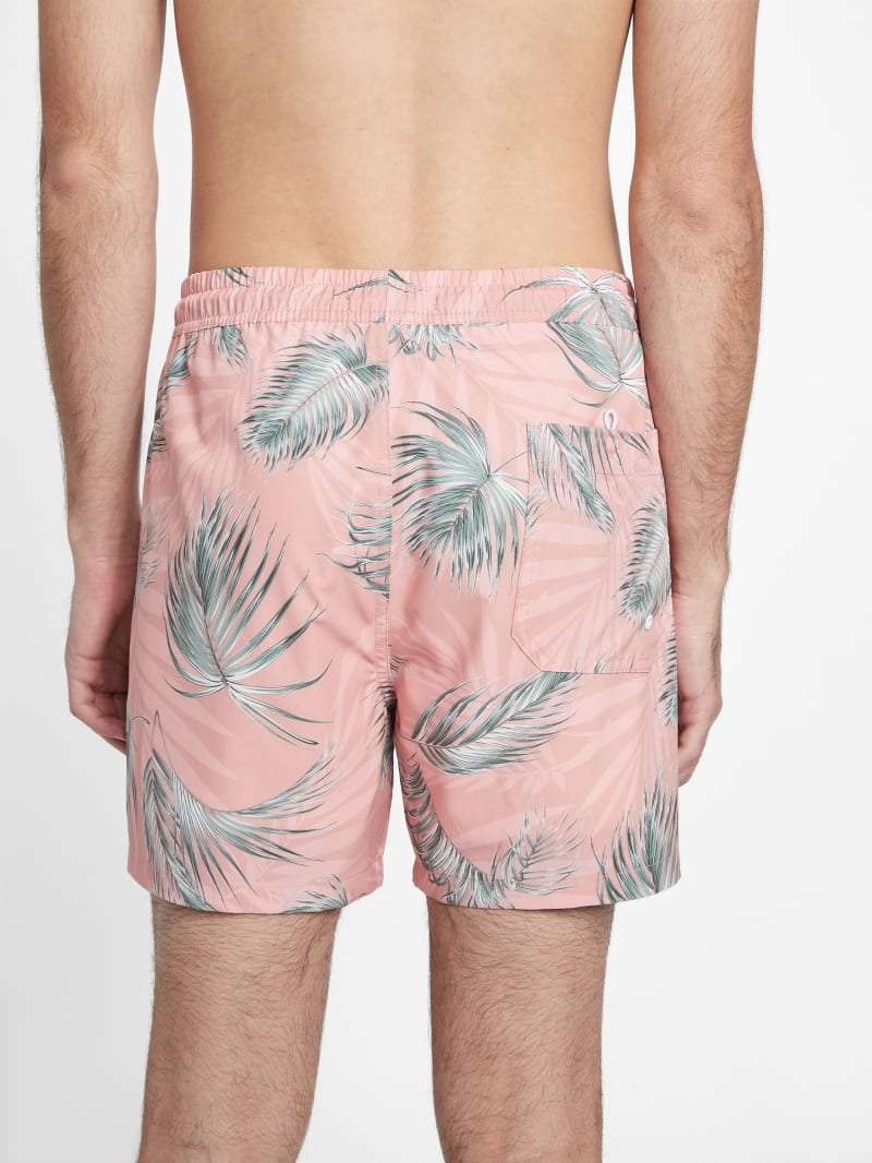 Burnie Printed Volley Shorts | GUESS Factory