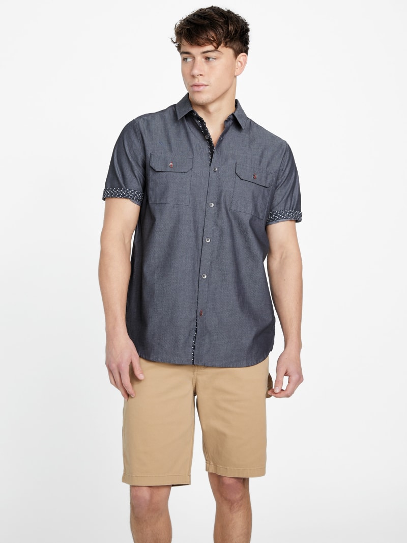 Ashwin Dobby Short-Sleeve Shirt