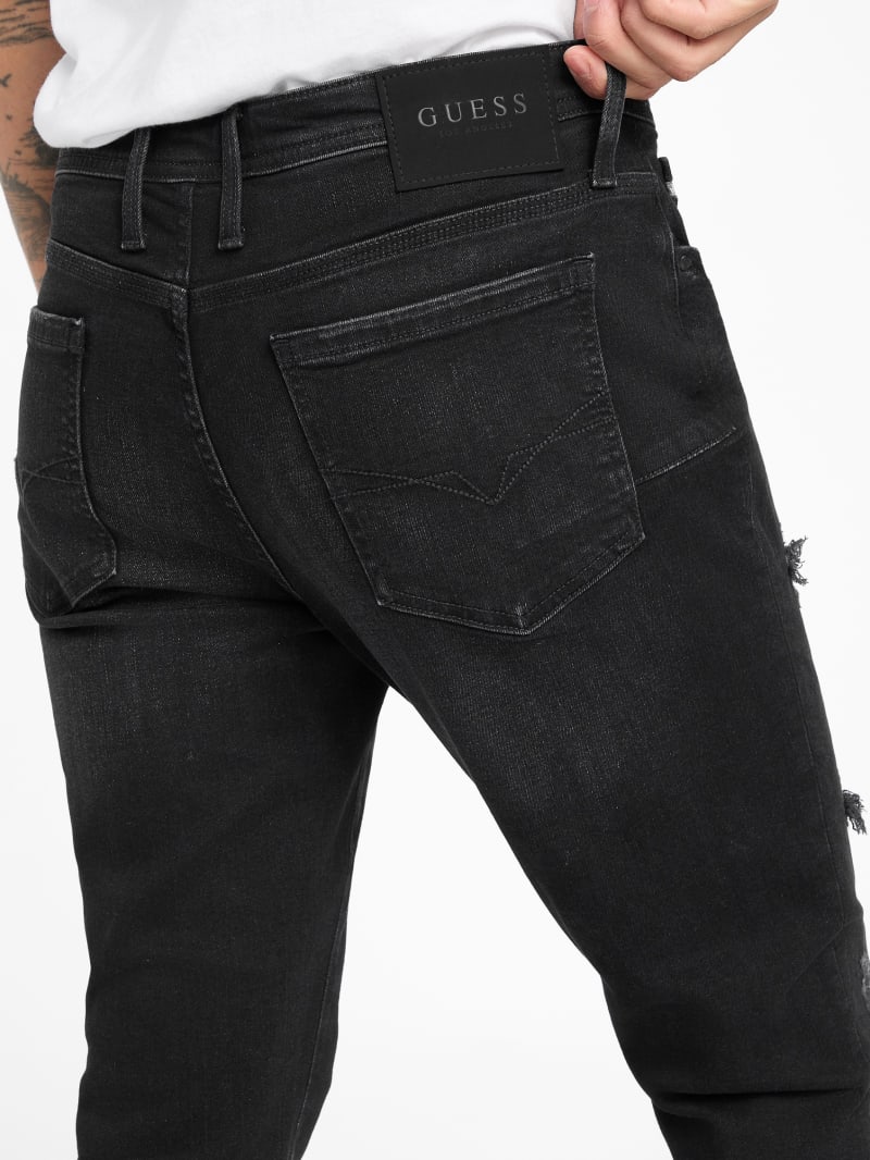 Zaid Destroyed Skinny Jeans | GUESS Factory