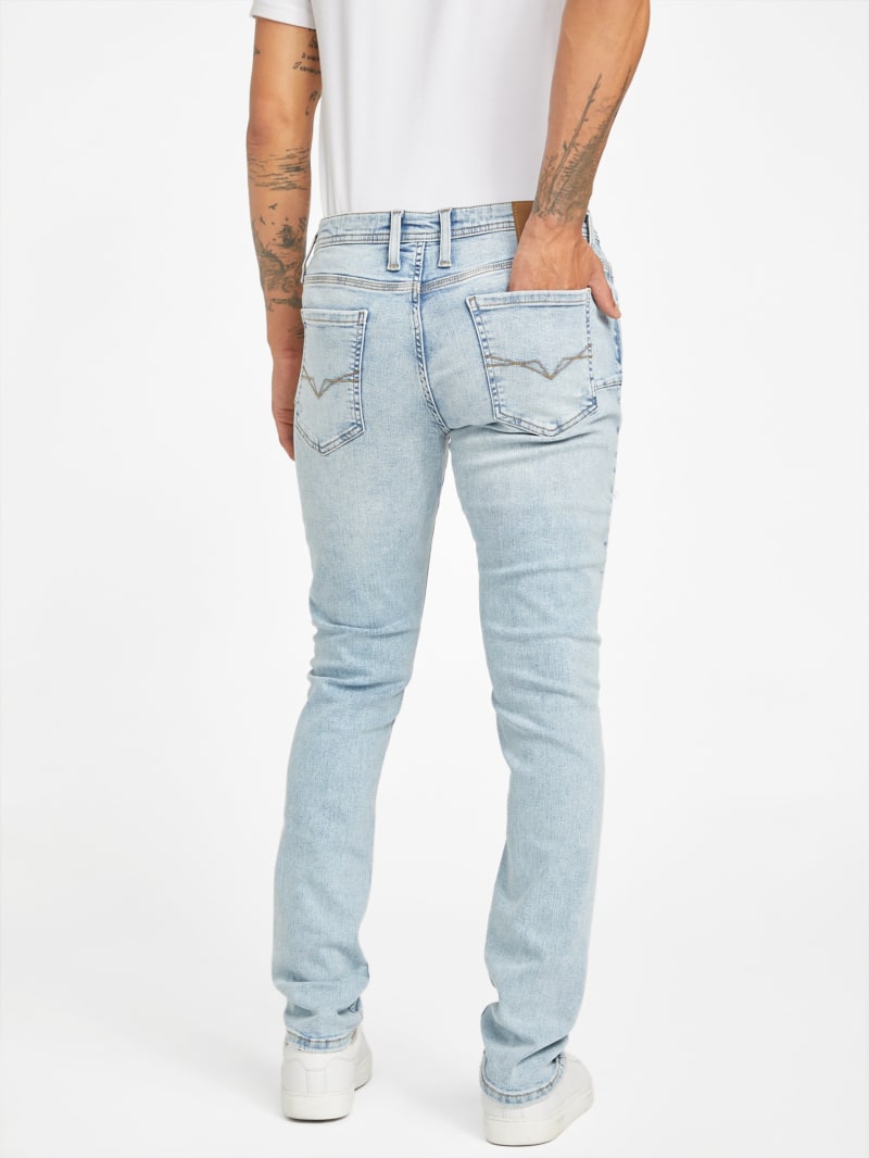 Zaid Destroyed Skinny Jeans