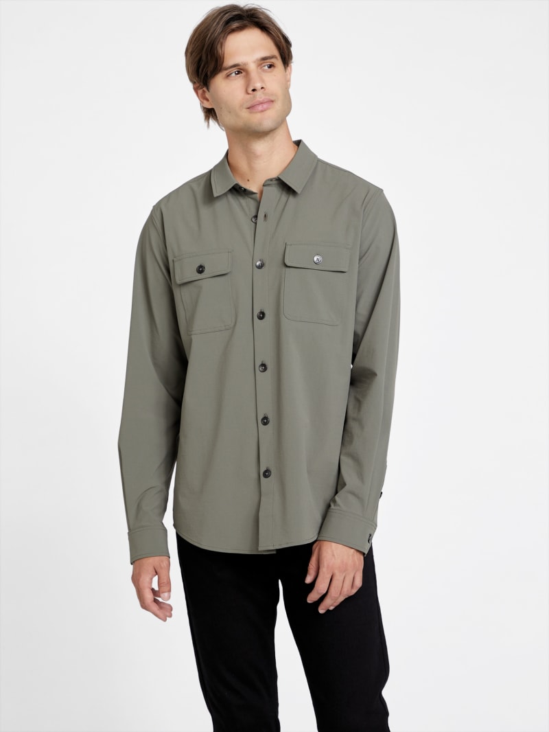 Guess green top best sale
