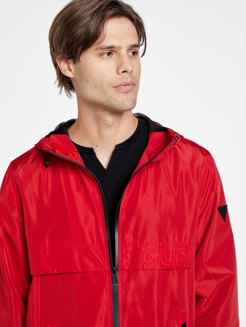 Guess windbreaker mens clearance