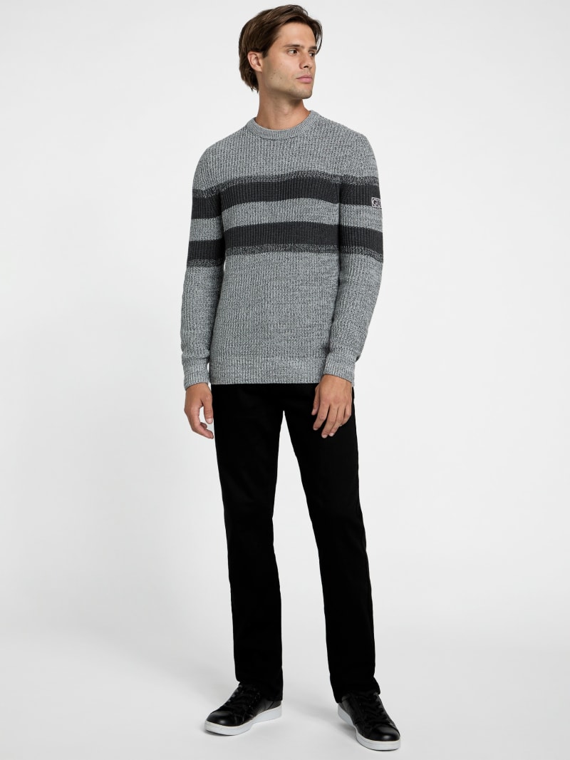 Guess sweater striped outlet