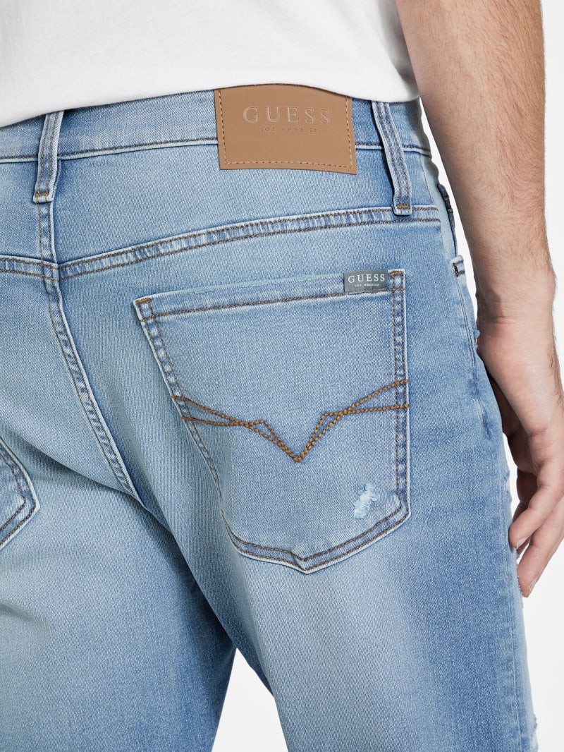 Eco Ezra Destroyed Skinny Jeans