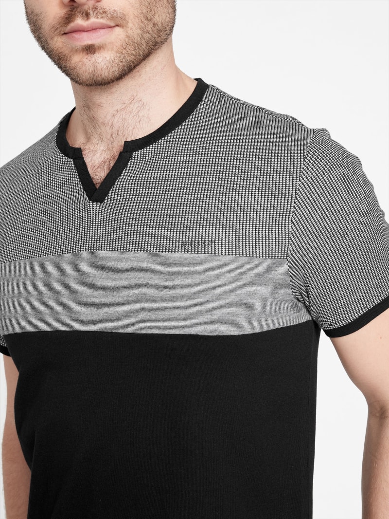Ranzy Color-Block Tee | GUESS Factory Ranzy Color-Block Tee | GUESS Factory