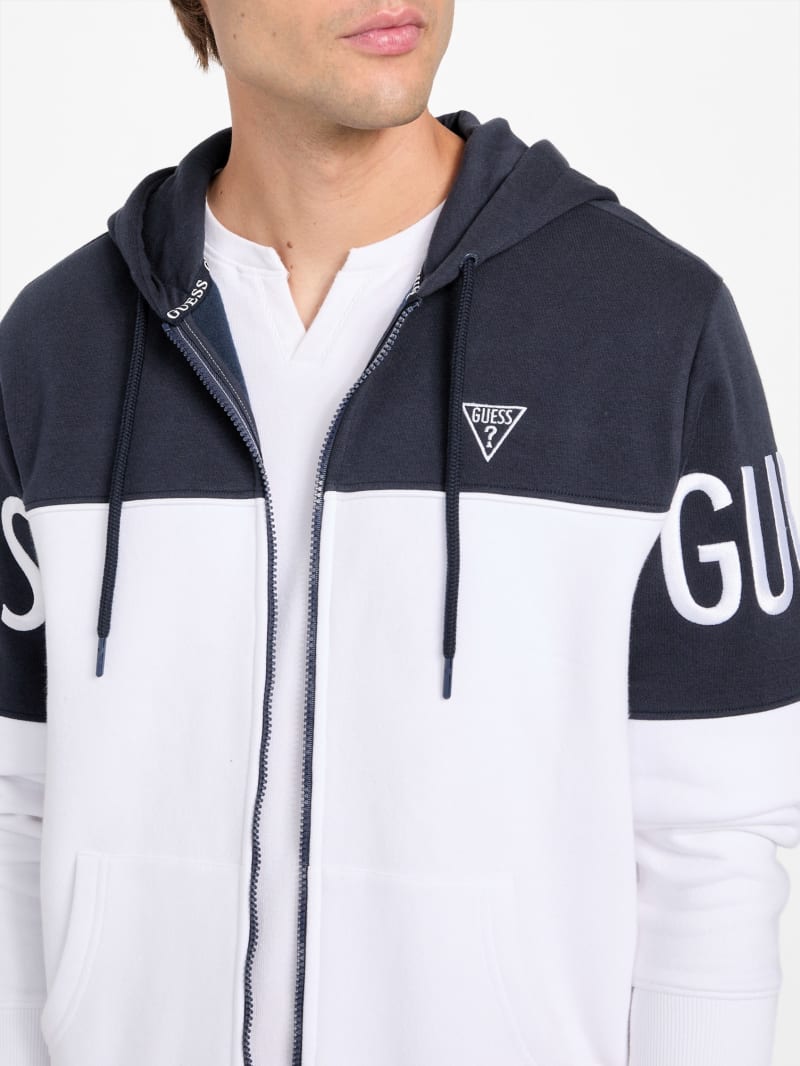 Guess color block sweatshirt shop