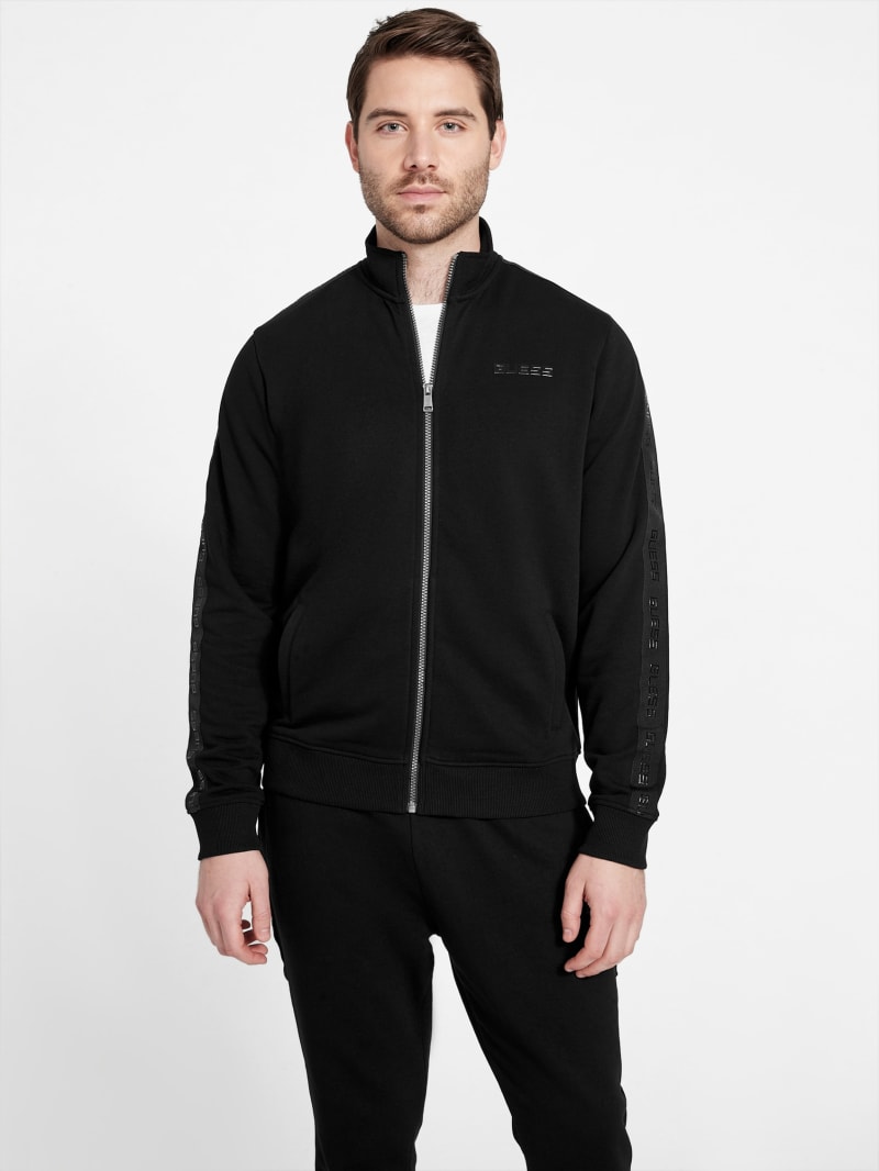 Eco Nelly Logo Tape Jacket | GUESS Factory