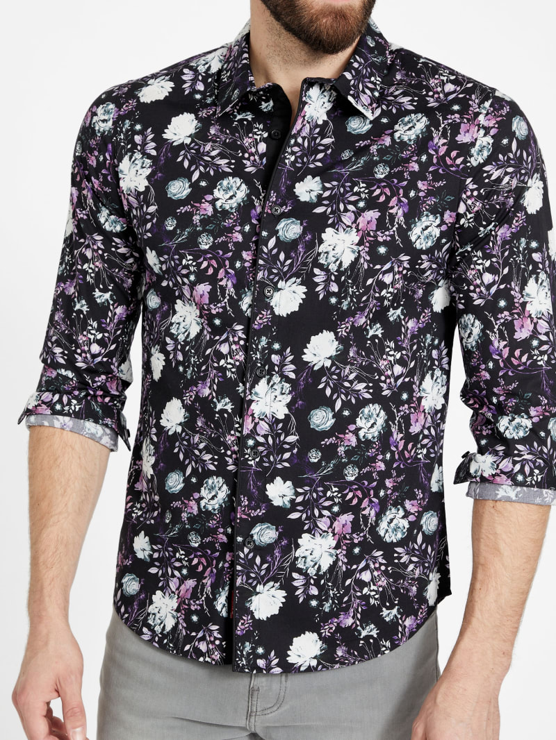 【khoki】button flower shirts KHOKI（コッキ）の「Button flower shirt（シャツ/ブラウス