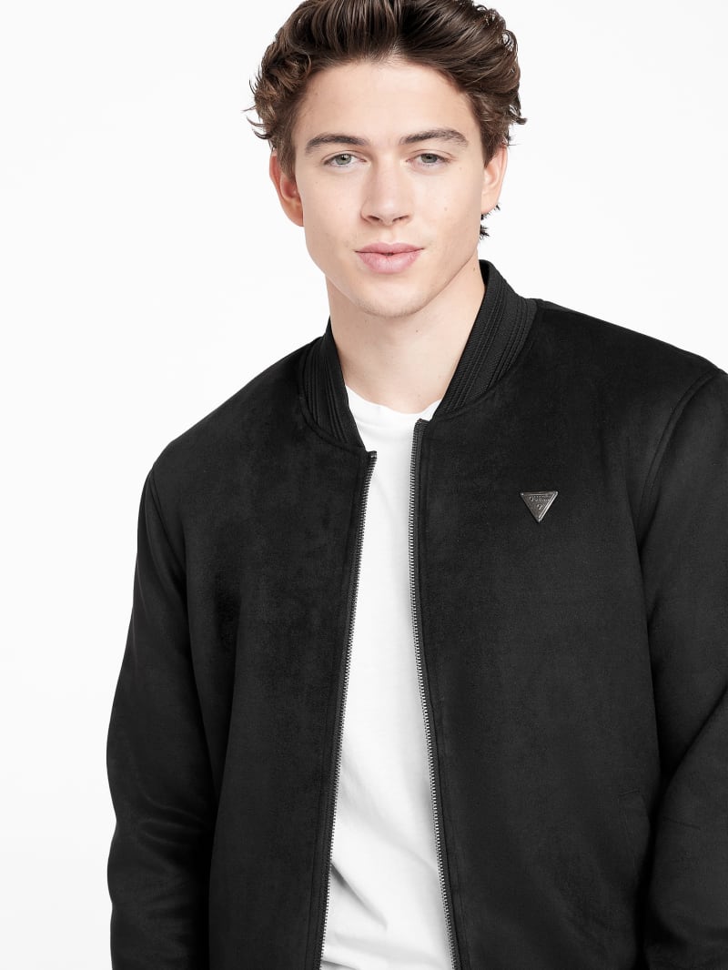 Grove FauxSuede Flight Jacket GUESS Factory