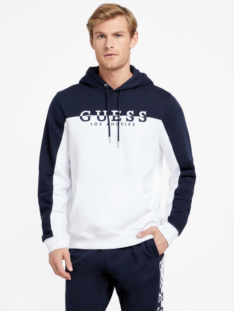 Guess colorblock cheap pullover hoodie