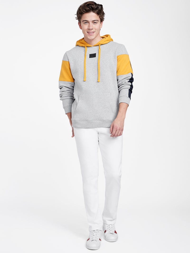 Eco Ben Color Block Hoodie GUESS Factory Ca
