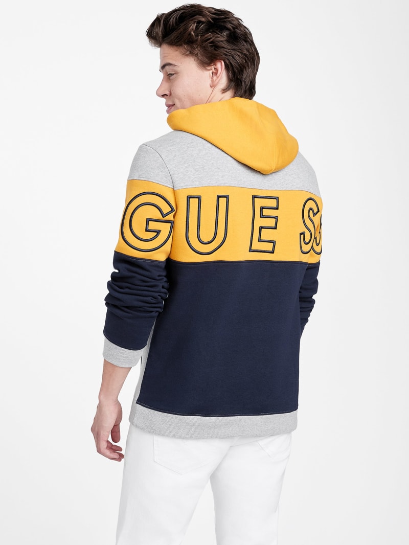 Guess color block hoodie hotsell