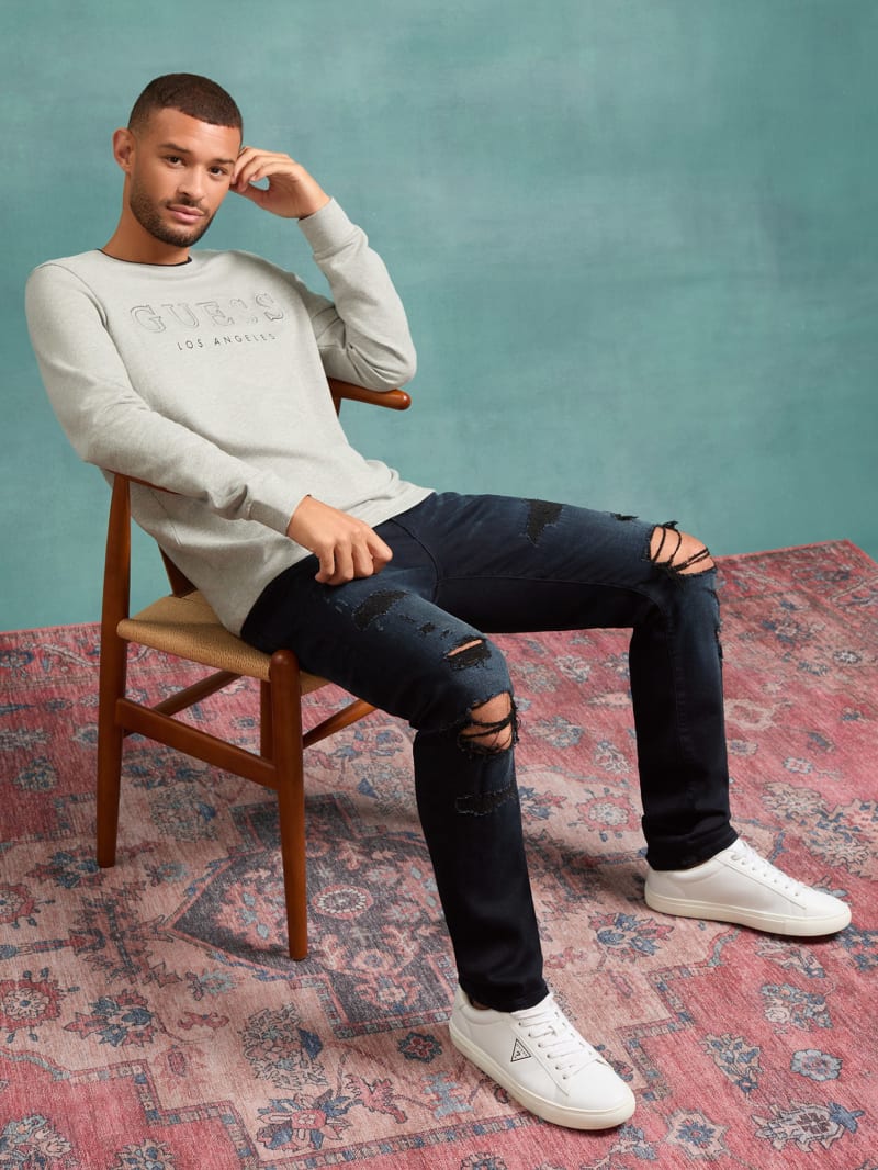 Bowen Destroyed Skinny Jeans | GUESS Factory