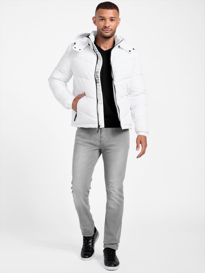 CODE-ZERO Puffer Jacket Men Monte Baldo Grey 3XL | CODE-ZERO
