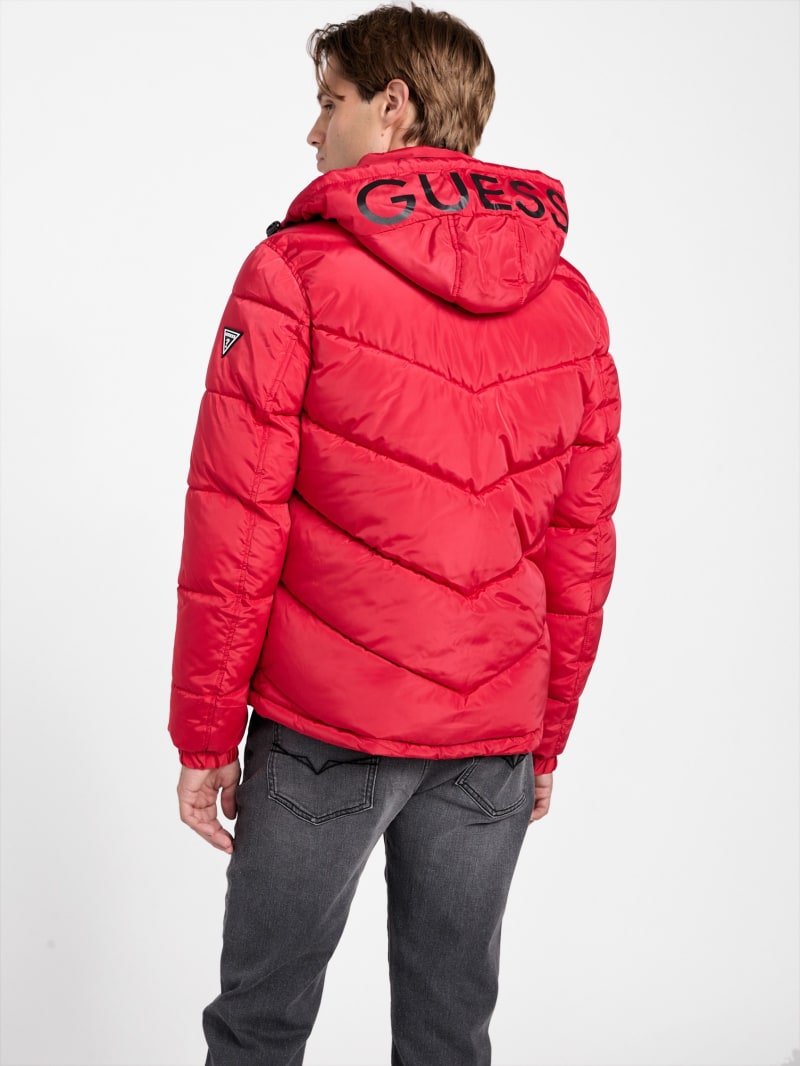 Guess jacket red 2025