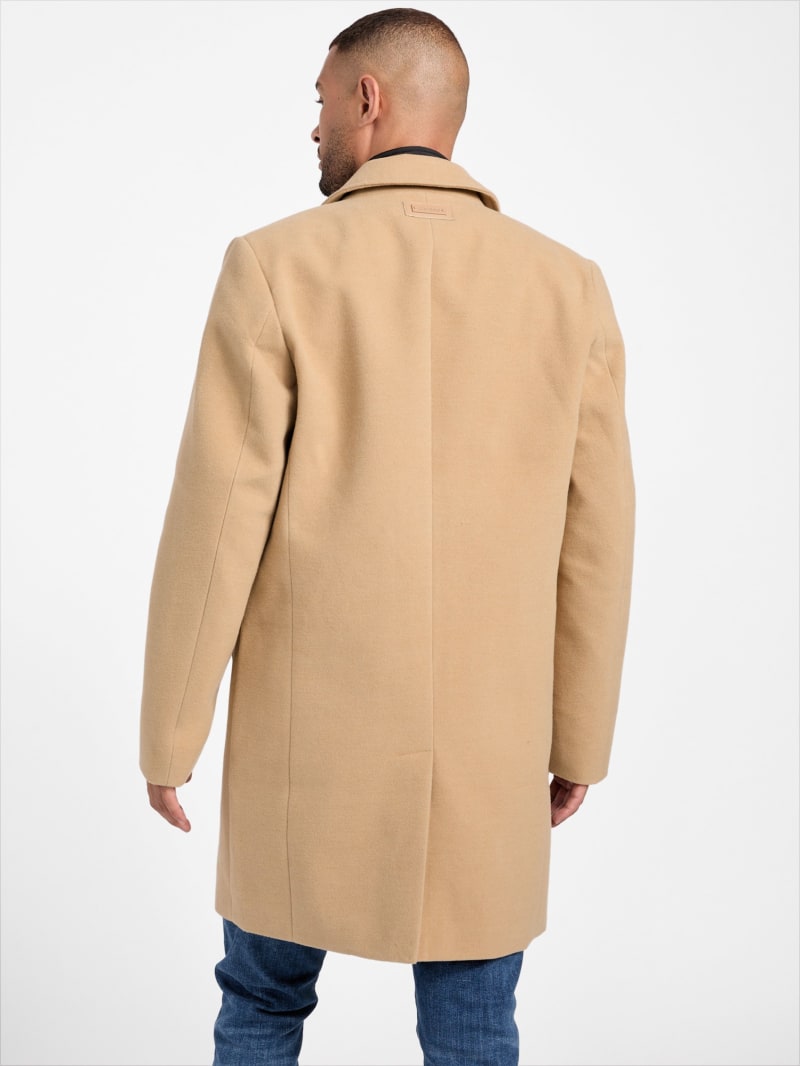 Guess camel coat clearance