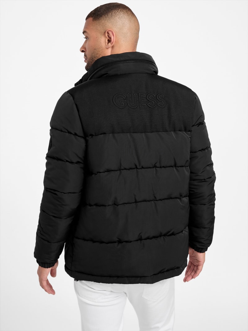 Guess men's black puffer jacket shop