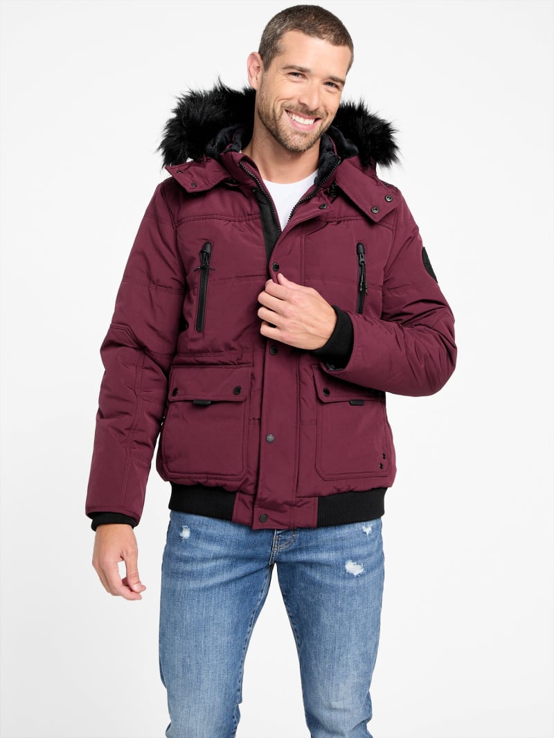 Eco Dusty Puffer Jacket GUESS Factory Ca