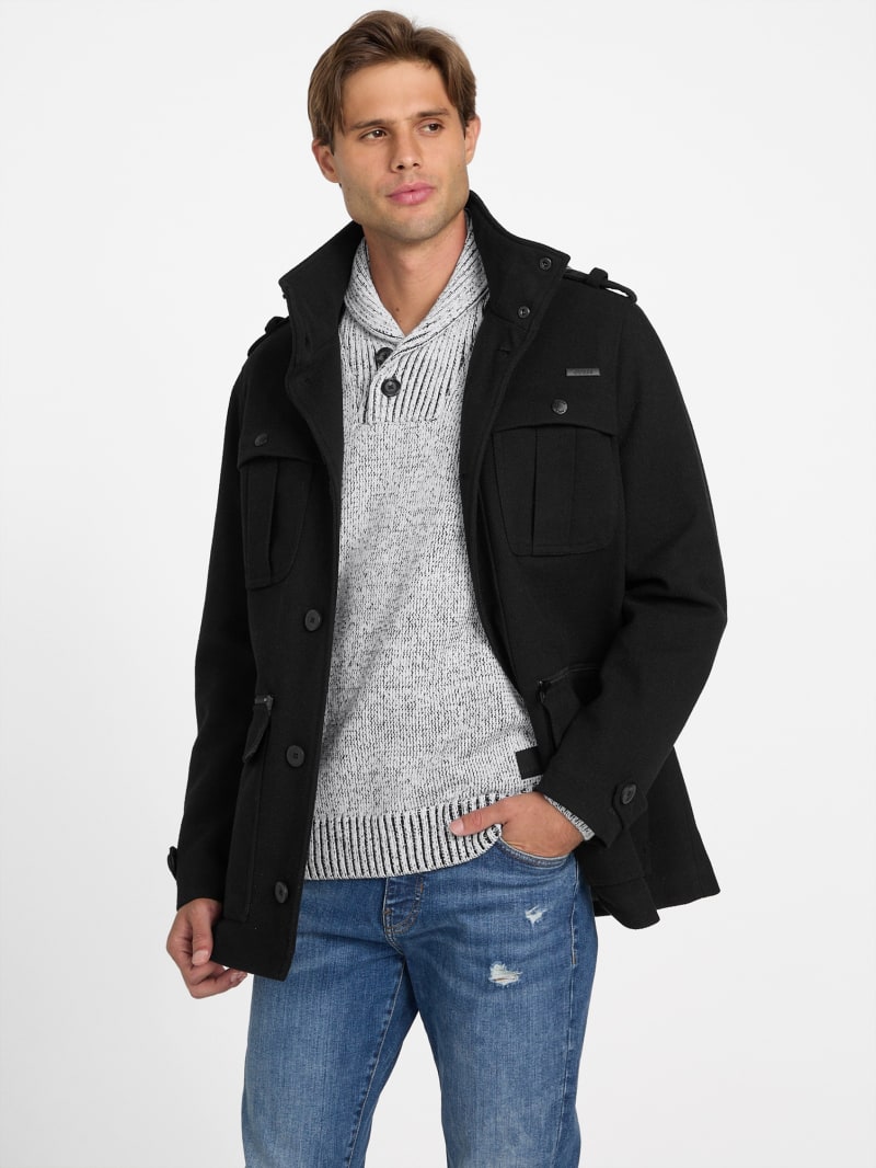 Terry Utility Coat | GUESS Factory