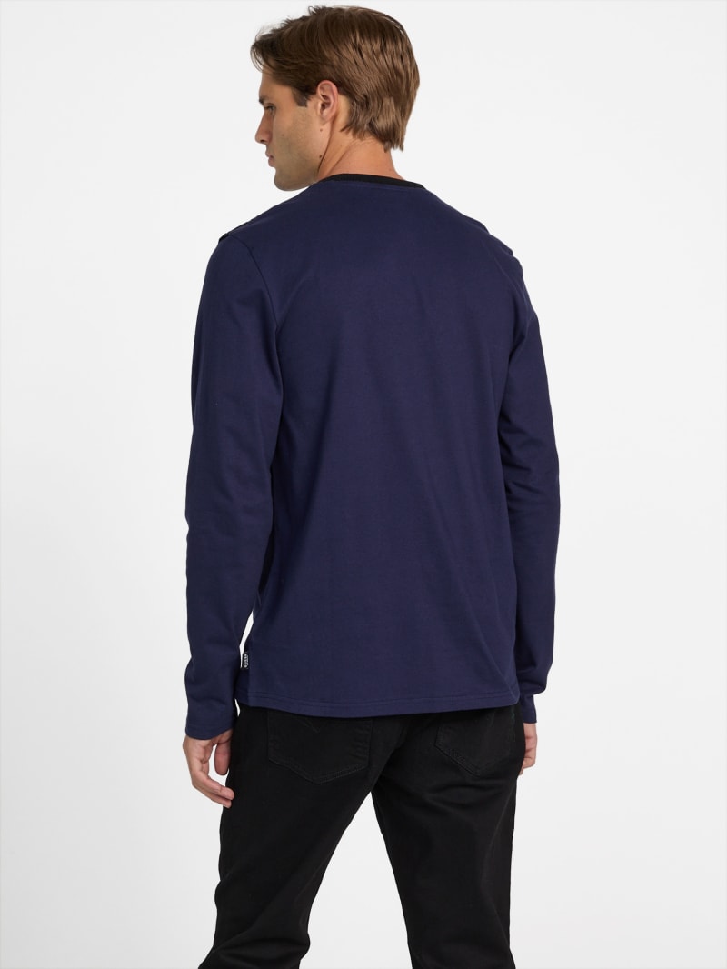 Rickor Logo-Tape Henley Tee