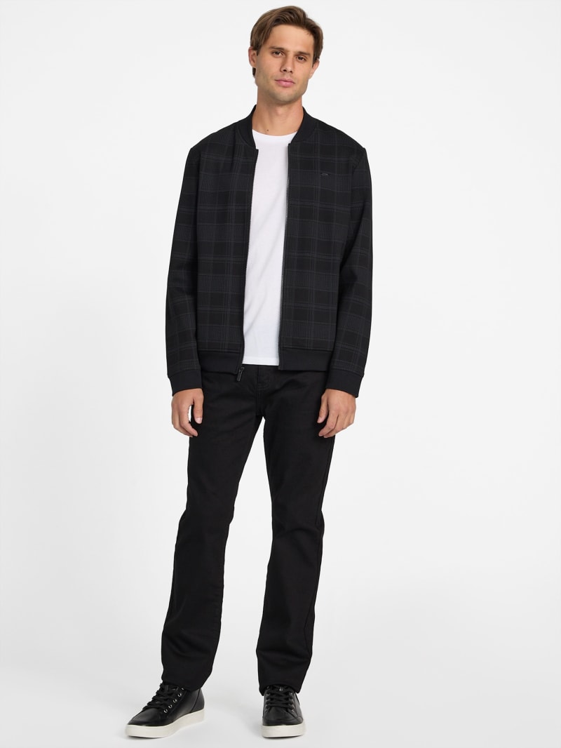 Tomas Plaid Flight Jacket | GUESS Factory