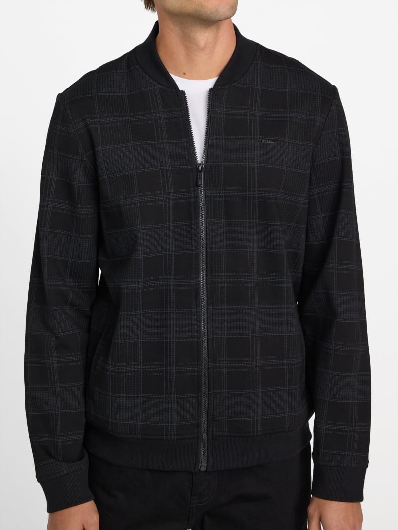 Tomas Plaid Flight Jacket | GUESS Factory