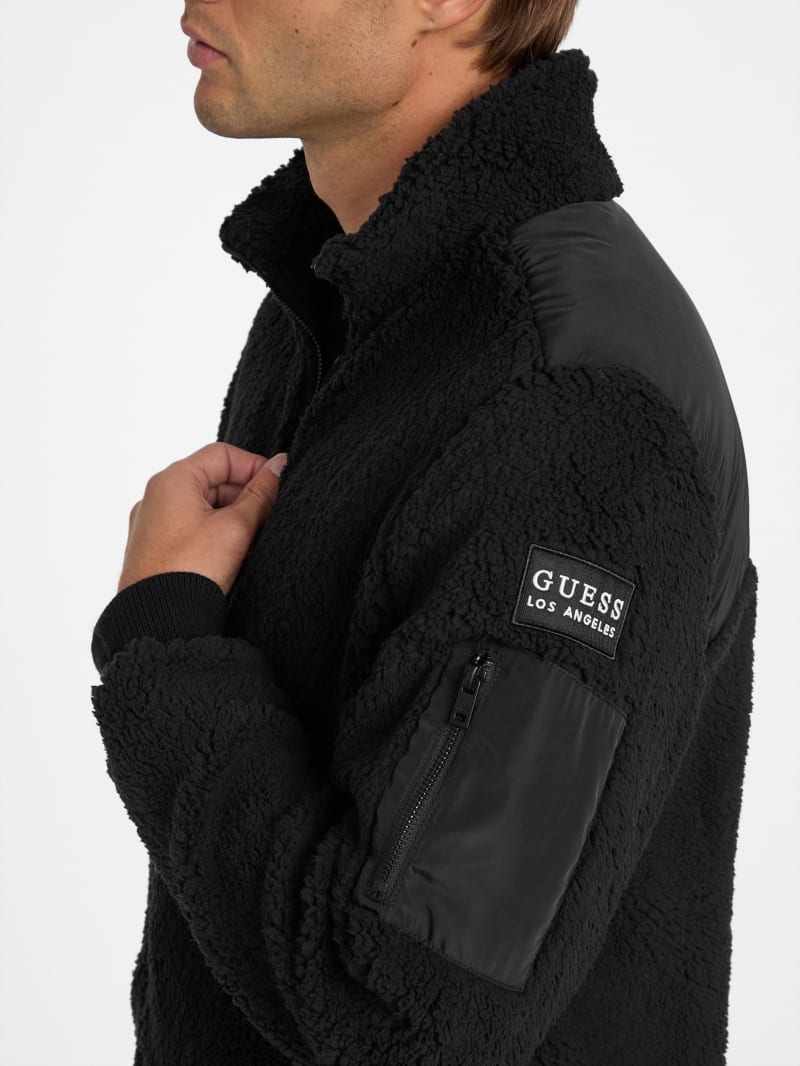 Calvin Klein Mens Jacket Black Size M/M Quilted Lined Zip
