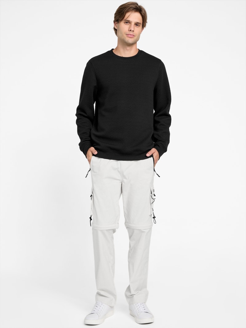 Omar Jacquard Crewneck Pullover | GUESS Factory Omar Jacquard Crewneck Pullover | GUESS Factory