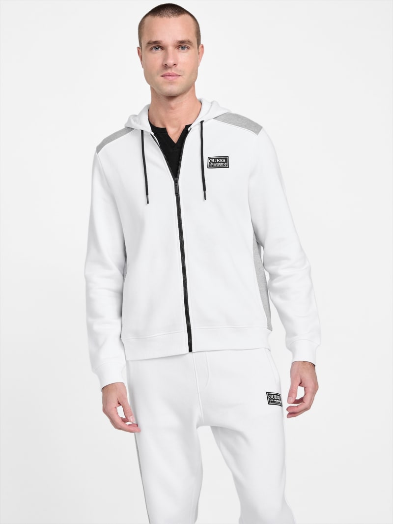 数量は多い  Color-Block David Eco Zip Factory GUESS | Hoodie ナイロンジャケット