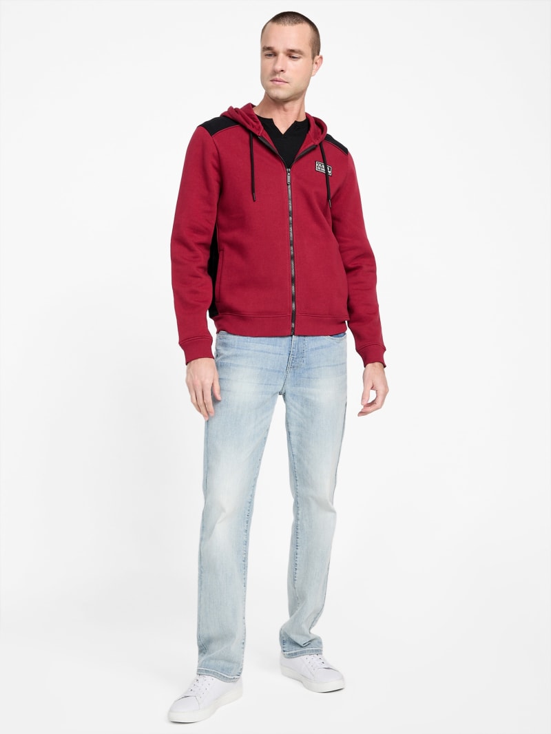 Eco David Color-Block Zip Hoodie