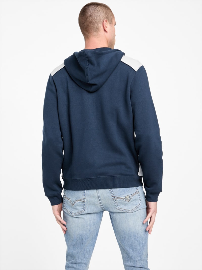 Eco David Color-Block Zip Hoodie