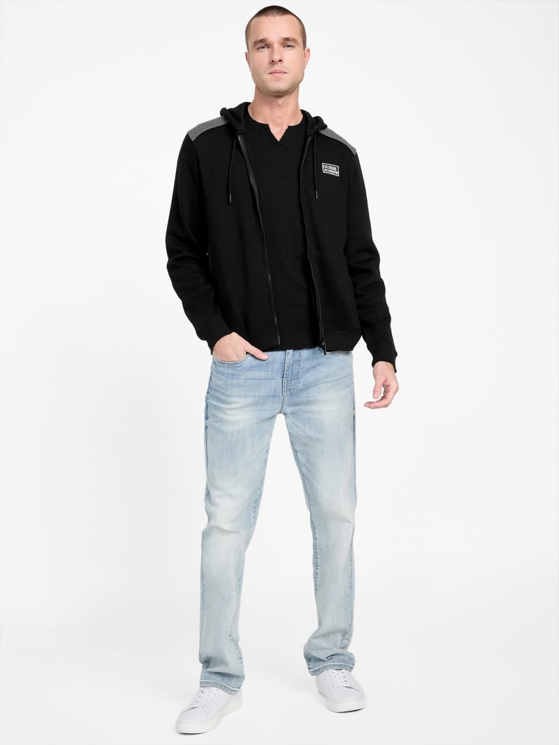 Eco David Color-Block Zip Hoodie