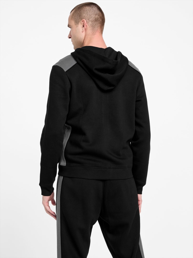 Eco David Color-Block Zip Hoodie