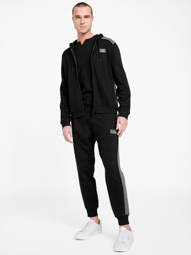 Eco David Color-Block Zip Hoodie