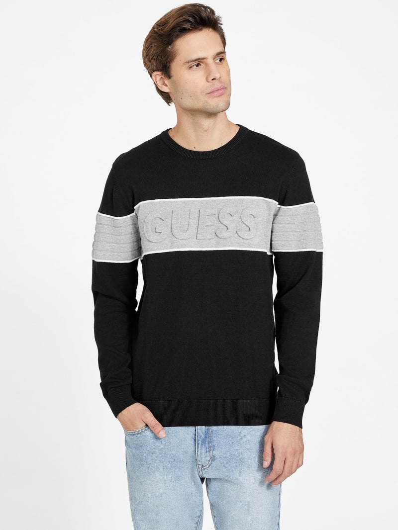 Rowan Color-Block Sweater | GUESS Factory