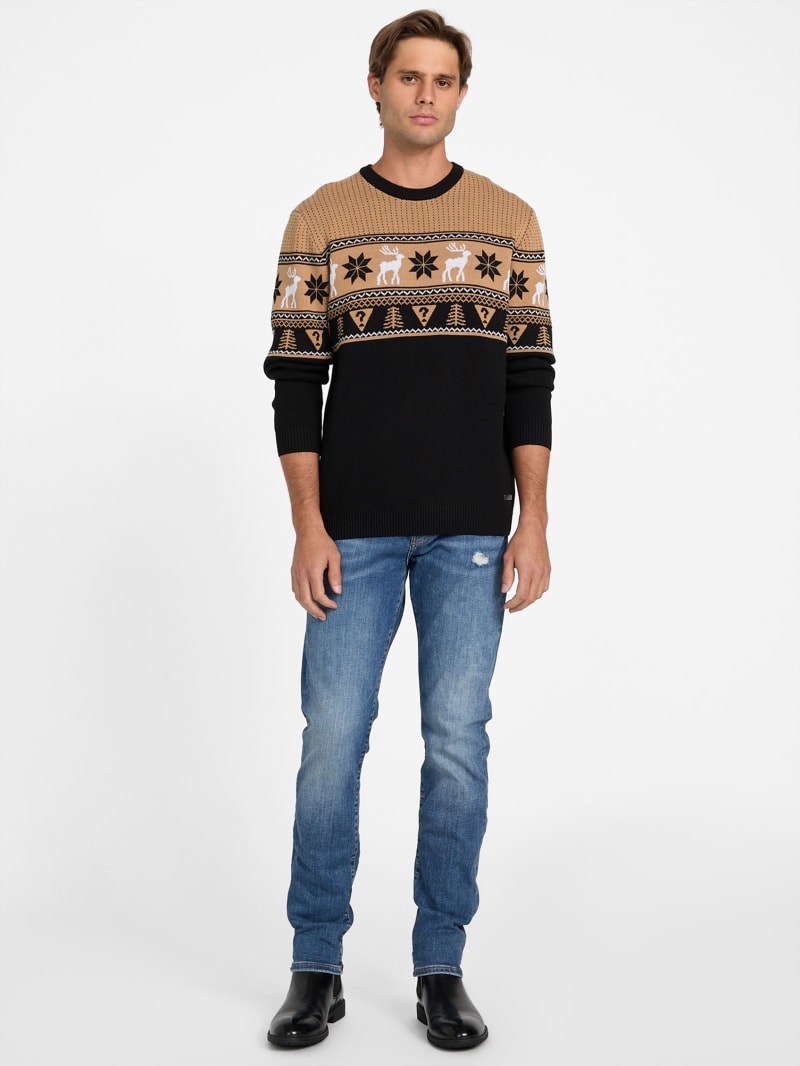 Lake Fair Isle Sweater | GUESS Factory