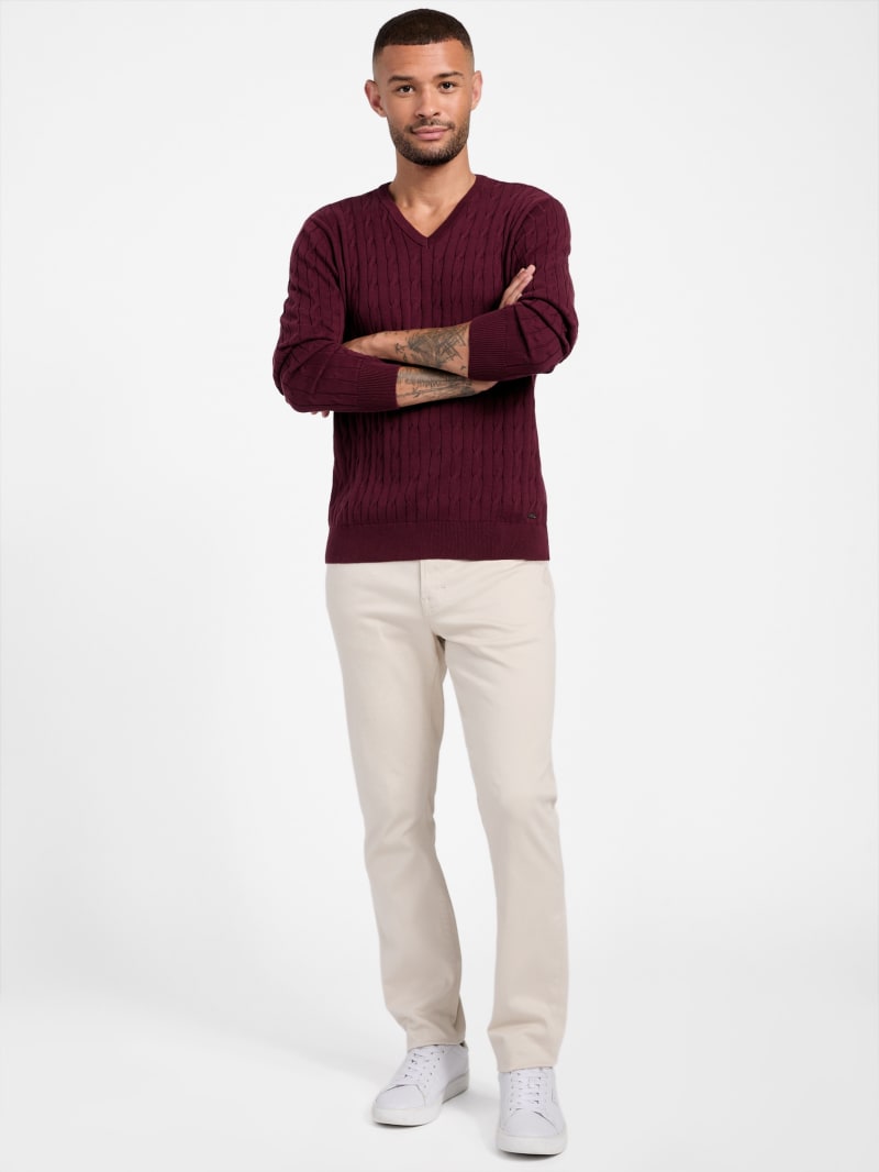 Tibbo V-Neck Sweater | GUESS Factory