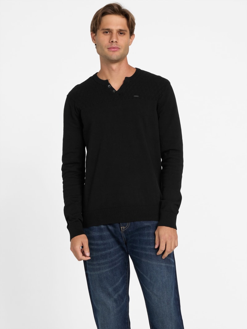 Tino Slit-Neck Sweater