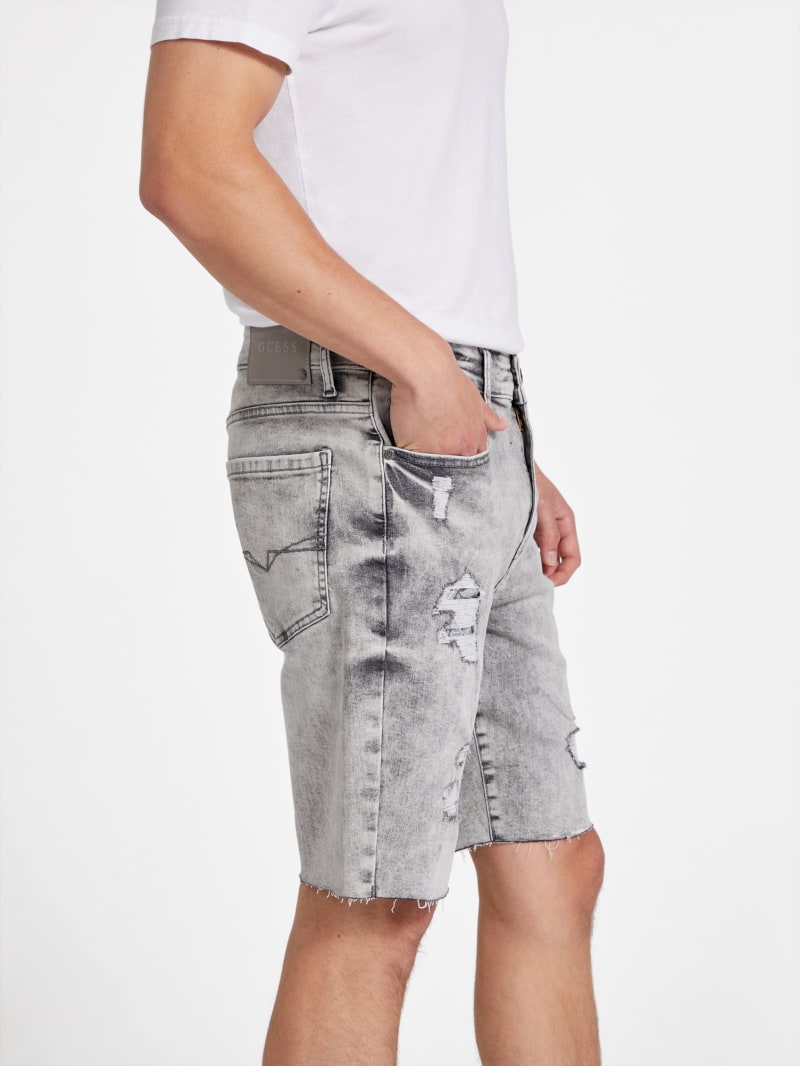 人気ショップ Shorts Denim Rip-and-Repair Quade Eco | Factory GUESS パンツ