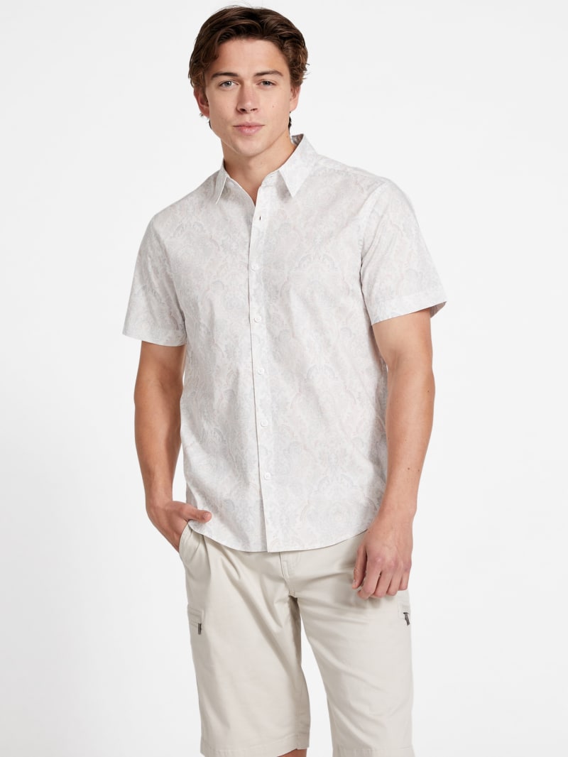 適当な価格 Noel Printed Factory GUESS | Shirt Poplin トップス