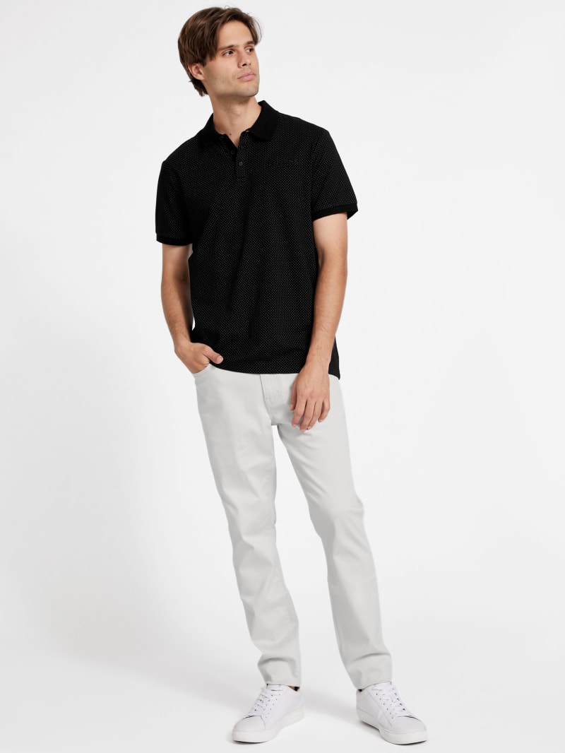 Eco Astolfo Dotted Polo Shirt | GUESS Factory