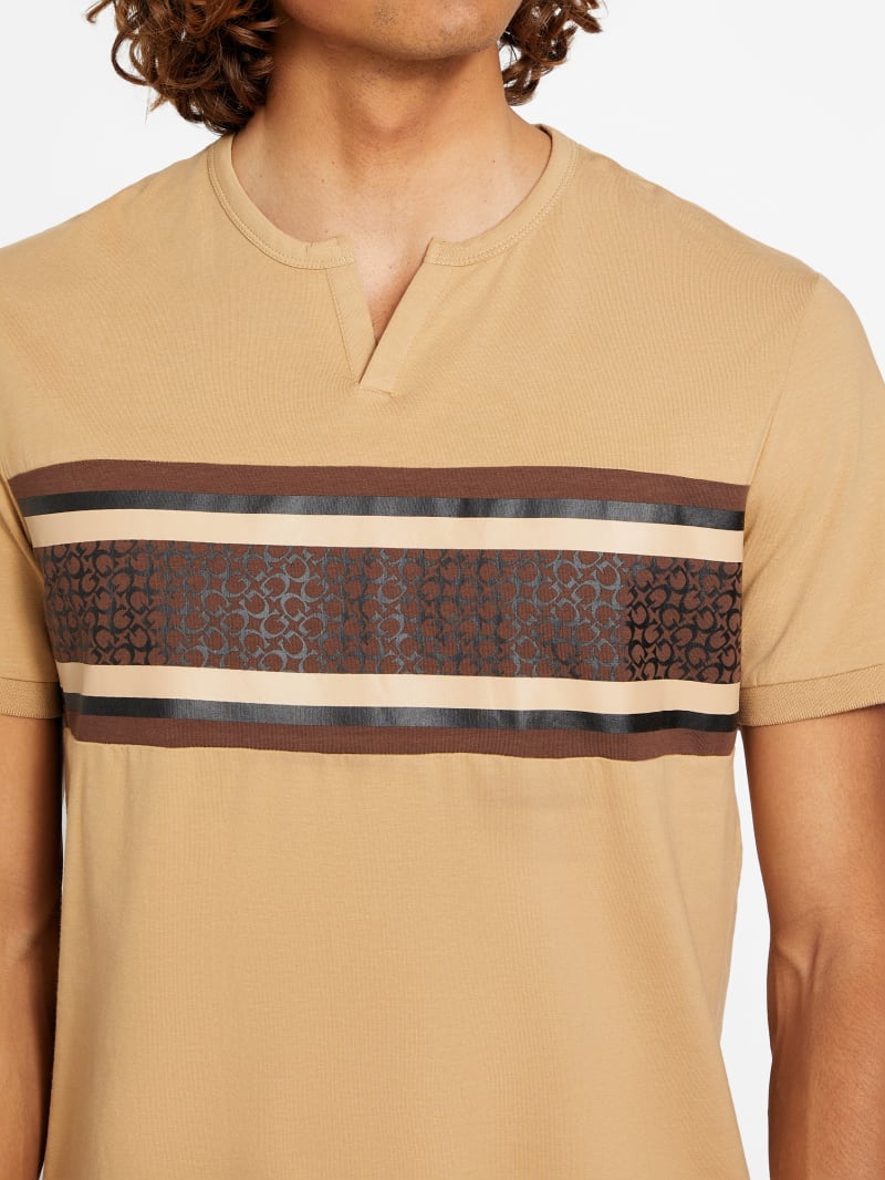 Eco Marion Slit V-Neck Tee