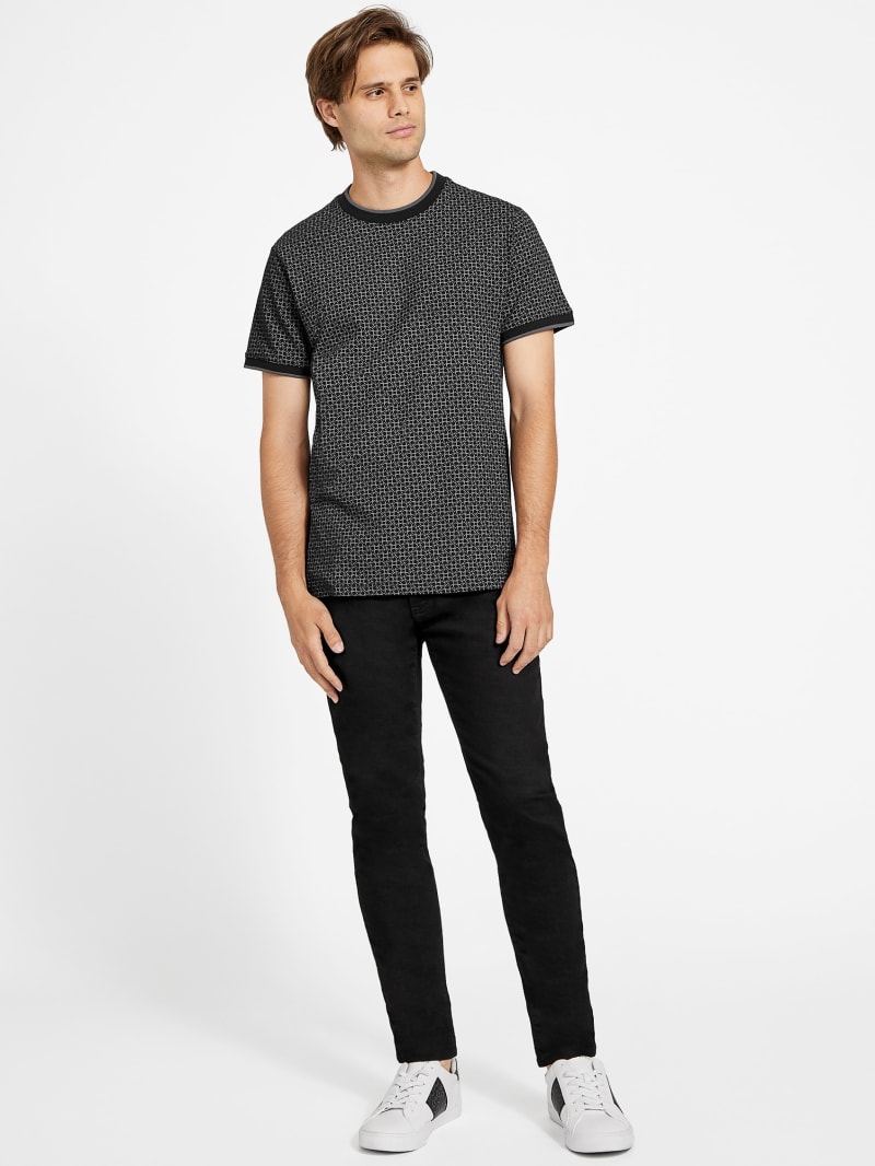 メンズウェア 3143 8g shoot LOGO PRINT MOCK NECK SHIRT 3143 8g shoot LOGO PRINT MOCK NECK SHIRT