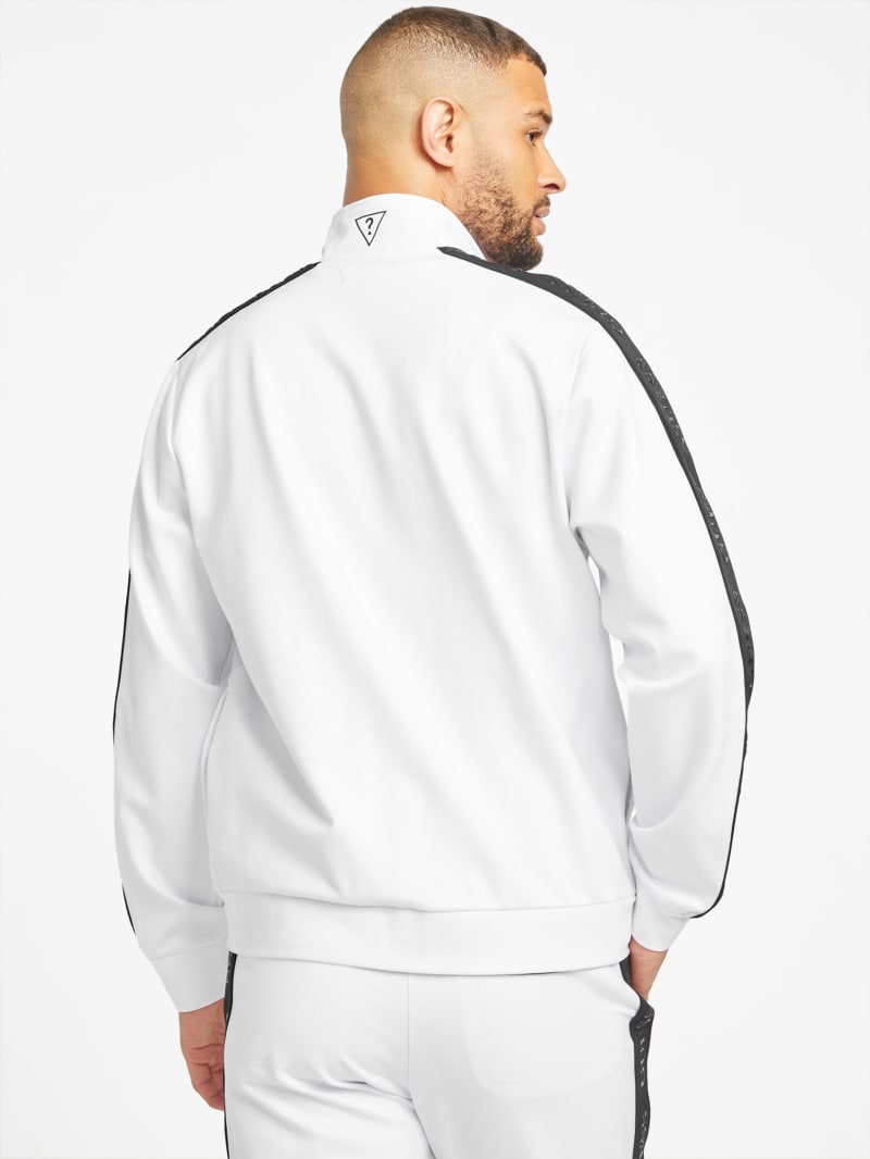 ジャケット・アウター 1piu1uguale3 SPORT LOGO TAPE JACKET WHI 1piu1uguale3 SPORT LOGO TAPE JACKET WHI