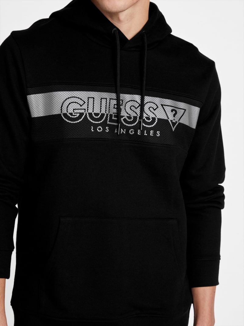 Guess mesh hoodie clearance