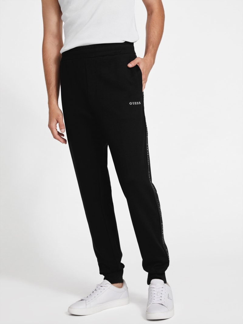 Factory Mateo Logo tape Joggers Brown S