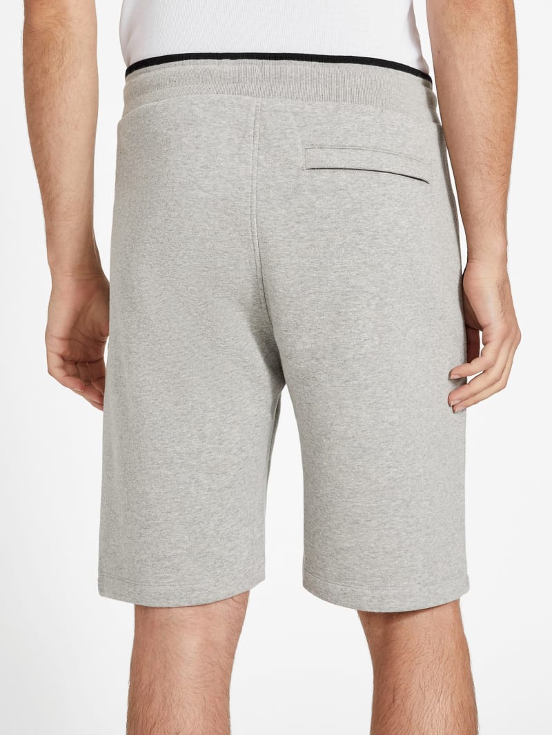 Eco Ansley Heathered Logo Shorts | GUESS Factory Ca