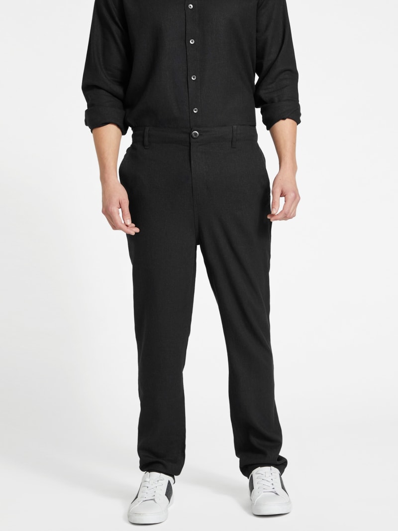 Guess linen pants sales