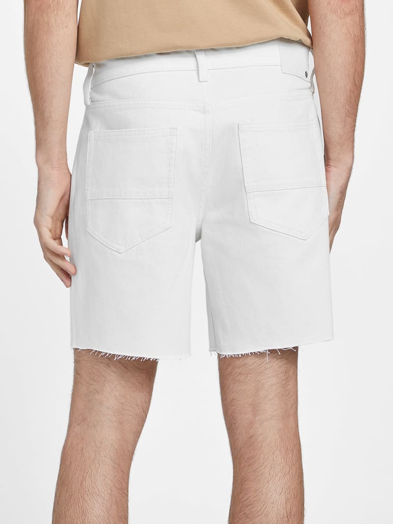 ancellm　CRASH DENIM SHORTS(WHITE) CRASH DENIM SHORTS(WHITE) – ANCELLM