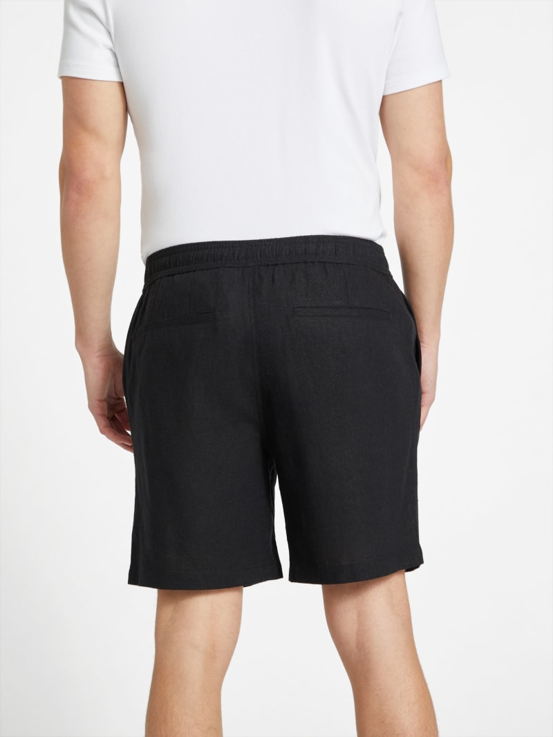 Eco Terry Linen Shorts | GUESS Factory